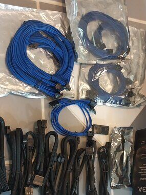 Lot of EVGA cables, unused